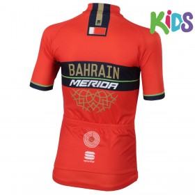Maillot vélo Enfant 2018 Bahrain Merida N001